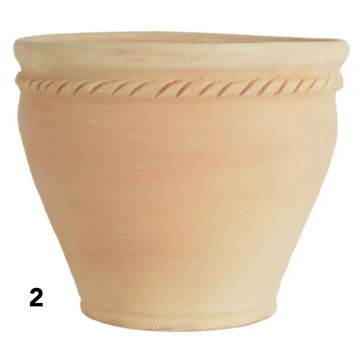 Woodlodge 38cm Terracotta Atlas Pot (Choice of 2)